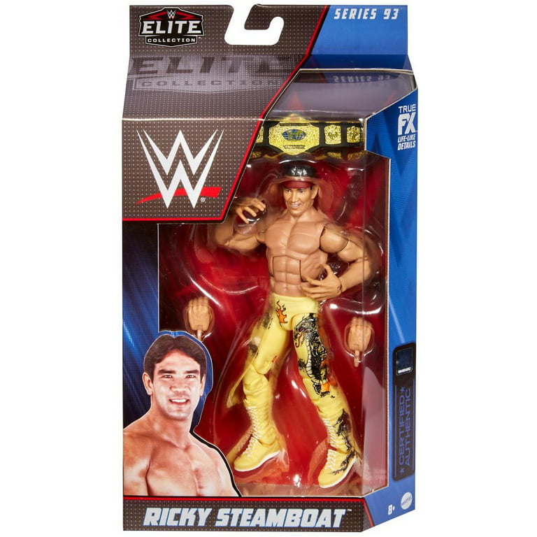 WWE Wrestling Series 93 Ricky The Dragon Steamboat Action Figure (Chase  Yellow Gear)