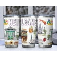 thumbnail image 4 of City Tumbler for City Lover,20oz Double Wall Vacuum Insulated Stainless Steel Coffee Cups (New orleans), 4 of 6