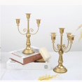 thumbnail image 3 of 5 Arm Candelabra Candelabra Vintage Candelabra Wedding Party Decor Vintage Table Decor, 3 of 5