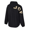 thumbnail image 3 of Men's Colosseum  Black UCF Knights Reloaded Anorak Half-Zip Jacket, 3 of 3
