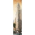 thumbnail image 2 of Daniels, Matthew 8x18 Black Ornate Wood Framed with Double Matting Museum Art Print Titled - The Woolworth Building, 2 of 4
