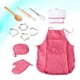 thumbnail image 2 of FELTECHELECTR Juego de chef completo de 11 piezas para niños, juego de cocina con gorro de chef, delantal, guante de cocina y utensilios para cocinar., 2 of 6