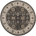 thumbnail image 2 of SAFAVIEH Lyndhurst Frances Traditional Bordered Area Rug, Grey/Cream, 7' x 7' Round, 2 of 5