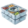 thumbnail image 5 of COOK WITH COLOR Snackle Box for Kids Lunch Box and Snack Container, Blue, 2-Pack, 5 of 11