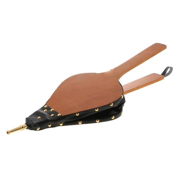 BBQ Camping Campfire Wood Chimney Bellows Hand Blower Bellows - as described+as described, B