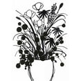 thumbnail image 2 of Ioco, Filippo 11x14 White Modern Wood Framed Museum Art Print Titled - Black and White Bouquet 1, 2 of 4