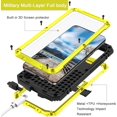 thumbnail image 2 of Compatible Samsung Galaxy S23 Plus Case with Camera Cover and Screen Protector,6ft Drop Tested Full Body Protective Metal Case for Samsung S23+ Case Galaxy S23 Plus Phone Case Men Yellow, 2 of 15