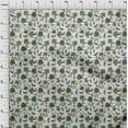thumbnail image 4 of oneOone Viscose Jersey Light Mint Green Fabric Floral Sewing Material Print Fabric By The Yard 60 Inch Wide, 4 of 4