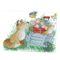 thumbnail image 4 of of Embroidery Dog Butterlfy Pattern, DIY Needlework s for Beginners, Lovers, Adults 11CT, 4 of 8