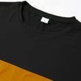 thumbnail image 7 of Men Summer Tops Men's Fashionable Casual Solid Round Neck Pocket Short Sleeved T Shirt Top Mens Long Sleeve Tee Spandex Walking T Shirts Men 6 Foam Mens Tee Tops Fall Long Sleeve Workout Gold 2XL, 7 of 7