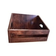 thumbnail image 4 of Milaget Vinyl Record Storage Wooden Music Album Storage Rack for Comics Albums Books, 4 of 9