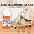 thumbnail image 4 of VEVOR Cheese Cutter with Wire Cheeser Butter Cutting 0.39" & 0.78" Cheese Slicer, 4 of 9