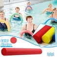 thumbnail image 6 of Pool Noodles 59" x 2.5" Inch Swimming Solid Core Foam Tube, Floating Thick Noodles for Floating, Pool Accessories (Black), 6 of 8