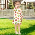 thumbnail image 5 of Girls' long-sleeved dress Tennis Maple Leaf Girls' A-line dress with ribbed cuffs Soft and comfortable, 5 of 6
