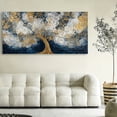 thumbnail image 5 of Large White Trees of Life Canvas Wall Art, Creative Trees Decor Painting Canvas Print for Living Room, Bedroom, Office Decorations, Gifts for Men, 5 of 7