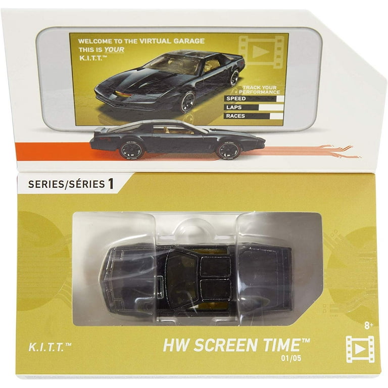 Hot Wheels id (2018) Mattel Knight Rider K.I.T.T. Black Toy Hot Wheels id (2018) Mattel Knight Rider K.I.T.T. Black Toy