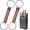 2 Colorful, variant on Luggage Straps for Suitcases, Extended Adjustable Luggage Connector Straps, Portable Luggage Attachment Strap, Elastic Loop, Handbag Backpack Fixing Belt for Suitcase Handle (1 Colorful)