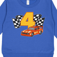 thumbnail image 3 of Inktastic Number Four Race Car Toddler Sweatshirt, 3 of 4