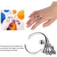 thumbnail image 4 of 3pcs Crochet Hooks Adjustable Loop Knitting Ring Hook Loops Yarn Guide Finger Holder Sewing Tools, 4 of 5