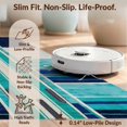 thumbnail image 6 of Design&I 8'x10' Washable Area Rug Snag-Free Surfboard Beach Tropical Stripe Design With Wave Motif Accents for Dining Room, Large Office, Lounge, 6 of 7