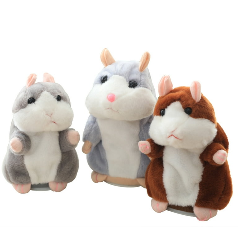 Lovely Talking Plush Hamster Toy Can Change Voice Record Sounds
