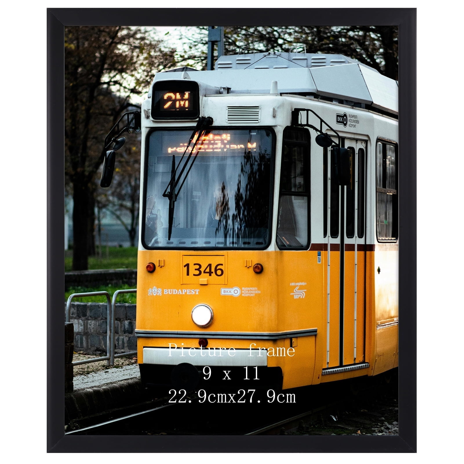 RLAVBL 9x11 Classic Home Gallery Picture Frame, Black