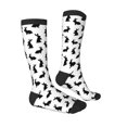 thumbnail image 4 of Lsque Black Rabbit Printed Crew Socks Men's Women's LightWeight Thin Casual Calf Socks ,Knee High Socks,Cotton Socks, 4 of 9