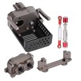 thumbnail image 4 of Caja de transmisión de Motor delantero de Metal, conjunto de caja de transmisión para coche trepador de control remoto SCX10 1/10, fácil instalación, 4 of 10