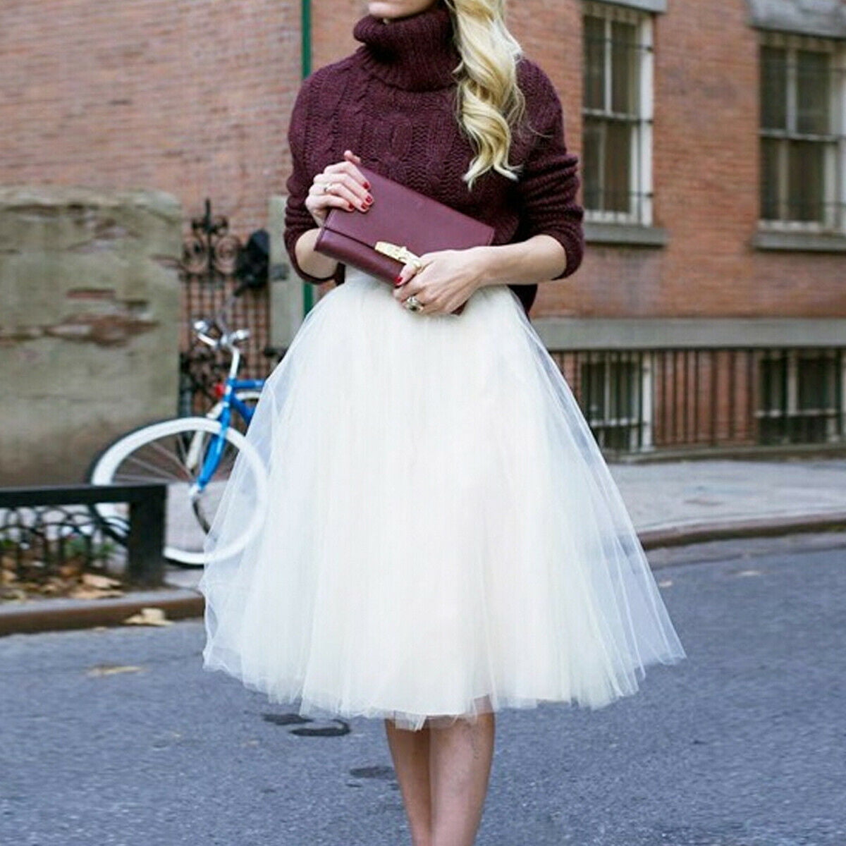 Quality Assured Brand New Elegant 5 layers tulle romantic tutus skirts 