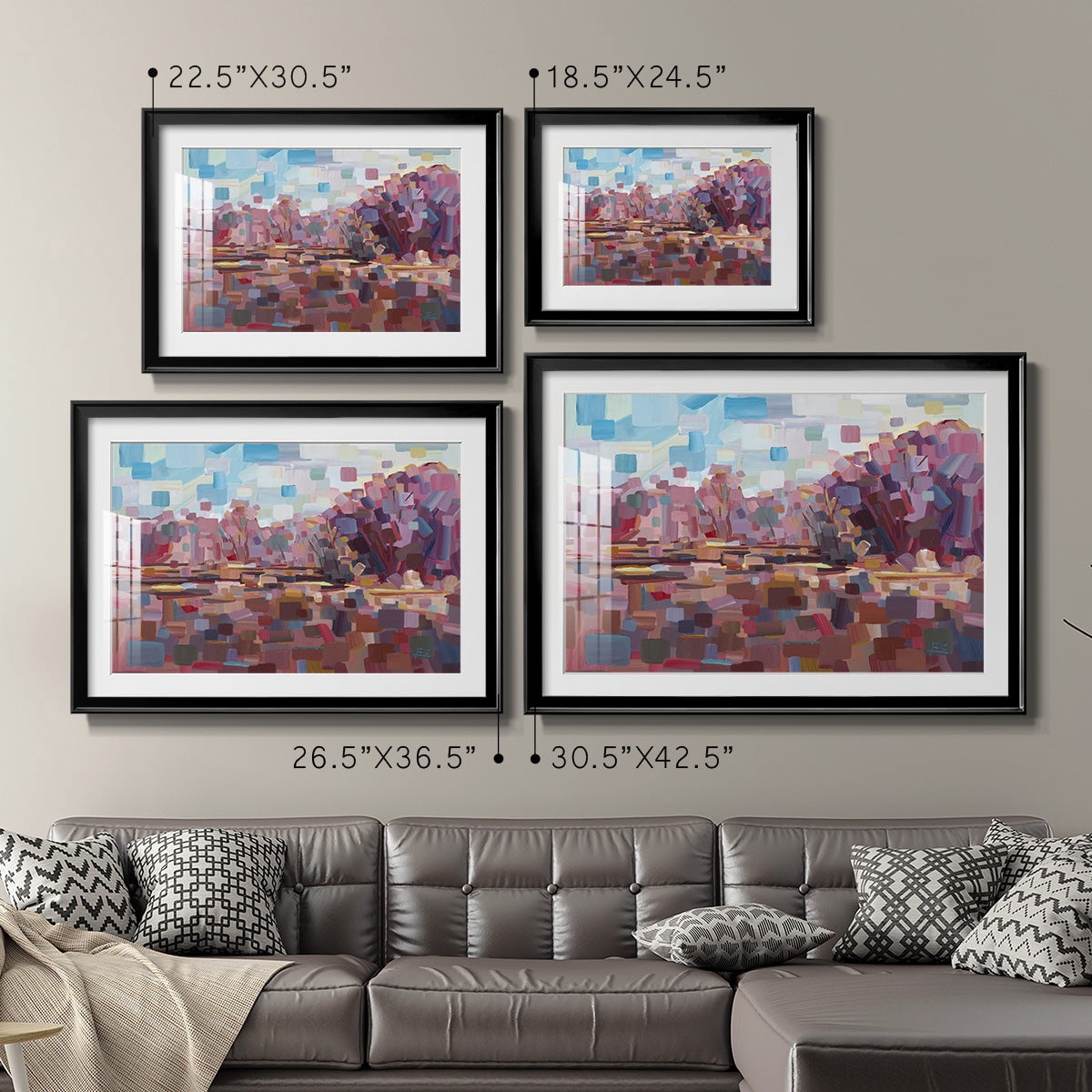 Pretty in Pink Premium Framed Print - Ready to Hang