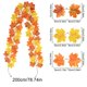 thumbnail image 3 of Holiday Simulation Maple Leaf Rattan Stair Door Decoration Garden Home Decoration Door And Window Decoration Wall Decoration, 3 of 5