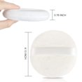 thumbnail image 2 of 4 Inch Powder Puff, Ultra Soft Washable Large Round Velour Body Powder Puff Loose Powder Puff , 4 Pcs, 2 of 6