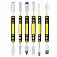 thumbnail image 1 of Metal Crowbar 6-Piece Set, Professional Repair Tool Kit for Phone, Double-Edged Opening Pry Tool Strong Practicability, 1 of 8
