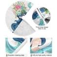 thumbnail image 2 of GZHJMY Mermaid Christmas Tree Skirt Home Decoration Large Round Christmas Tree Skirt for Holiday Party Home Christmas Day Ornaments, 35.4", 2 of 6
