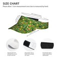 thumbnail image 2 of Salouo traditional Irish colours Pattern Sport Sun Visor Hats,1-Piece of Adult Sunscreen Visor Cap Adjustable Sun Hat for Outdoor Activities Fits for Women and Men (One Size), 2 of 6