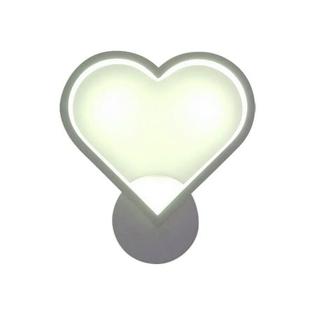 

Creative Leaf Circle Heart LED Wall Lamp Living Room Bedroom Decorative Light