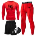 thumbnail image 3 of Conjunto de 3 piezas de ropa interior térmica de invierno para hombre, traje deportivo de compresión, calzoncillos largos, ropa deportiva para correr, chándal, mallas de entrenamiento para ejercicio, 3 of 5