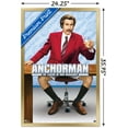 thumbnail image 3 of Anchorman - One Sheet Wall Poster, 22.375" x 34", Framed, 3 of 3