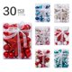 thumbnail image 2 of Juego de 30 bolas de Navidad colgantes para árbol de Navidad, adorno de estrella para decoración de Navidad, regalo de Año Nuevo para el hogar, 2 of 5