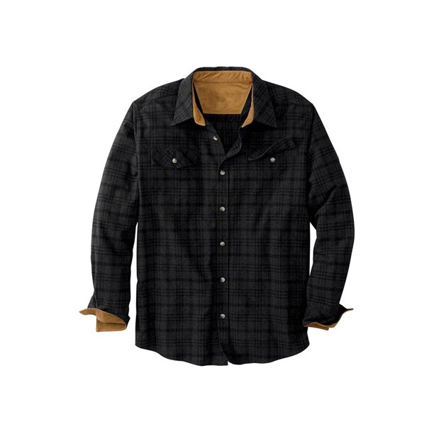 Cindysus Mens Shirts Button Down Tops Lapel Neck Blouse Slim Fit