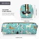 thumbnail image 3 of Disketp Cute Dog Estuche de Lápices de Cuero con Cierre, Estuche Compacto para Papelería, Bolígrafos y Accesorios Pequeños, 3 of 7