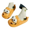 thumbnail image 3 of ibiyuan Mens House Slippers Funny Big Eye Platform Slippers Closed Toe Casual Slides Sandals For Indoor Outdoor Daily Wear, 3 of 9