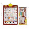 thumbnail image 5 of 2026 Interactive Talking Poster - Bilingual English & Spanish ABC Wall Chart for Toddlers, Kids Educational Learning Toy with Sound & Songs,blue, 5 of 5