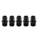 thumbnail image 1 of 5Pcs 6AN Female to 1/2 NPT Male Swivel Adapter Replacement Aluminum 6AN to 1/2 NPT Connector for Fuel Line Fuel Pump, 1 of 5