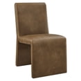 thumbnail image 2 of Emory Vegan Leather Dining Side Chair in Canyon, 2 of 9