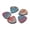 carmine, variant on 5Pieces Professional Resin Guitar Picks Guitar Plectrums for Fast Playing with Ergonomic Grip and Multiple Color Option