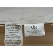 Pacific Coast Feather Co Gray Duck Down 230TC White Hotel Luxury Lightweight Blanket Full-Queen