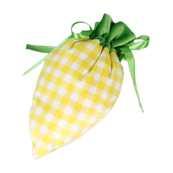 Multicolor Carrot Easter Gift Bag, Reusable Drawstring Storage Pouch for Party Supplies, Snacks & Seasonal Gifts