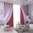 thumbnail image 2 of DYstyle Blackout Energy Efficient Grommet Layered Curtain Panel, 2 of 4