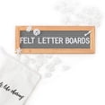 thumbnail image 1 of Pizarra de fieltro Felt Like Sharing de 25 x 9 cm con 150 letras, 1 of 6